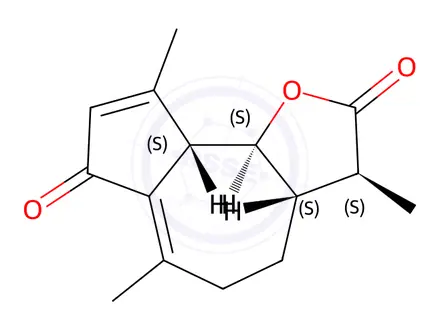 Chemical structure of Leucodin