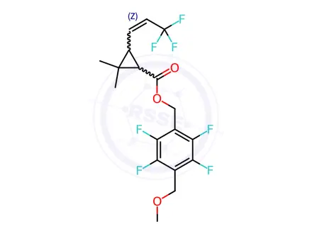 Chemical structure of Tefluthrin Impurity 2