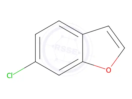 Chemical structure of Benzofuran, 6-chloro-