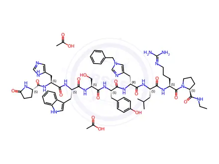 Chemical structure of Histrelin acetate