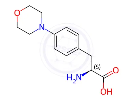 Chemical structure of Melphalan EP Impurity B