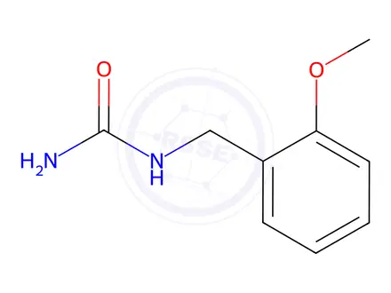 Chemical structure of [(2-methoxyphenyl)methyl]urea