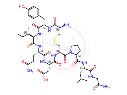 Chemical structure of Oxytocin EP Impurity I