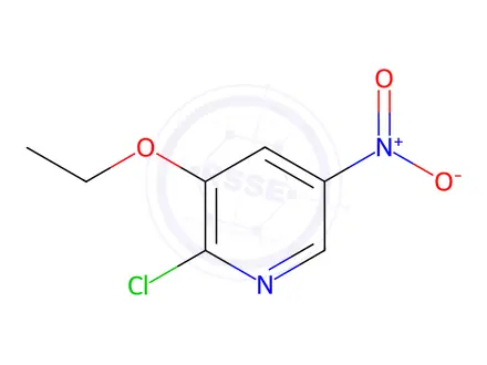 Chemical structure of 2-Chloro-3-ethoxy-5-nitropyridine