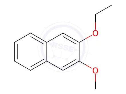Chemical structure of Naphthalene, 2-ethoxy-3-methoxy-(9CI)