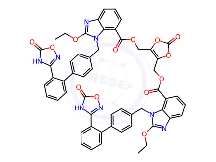 Chemical structure of Azilsartan Impurity 104