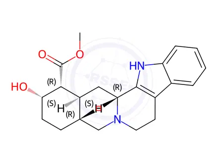 Chemical structure of Yohimbine Impurity 2(Pseudoyohimbine)