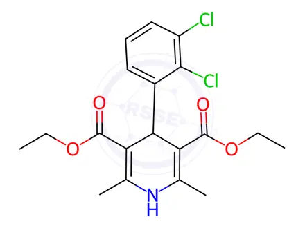 Chemical structure of Felodipine EP Impurity C