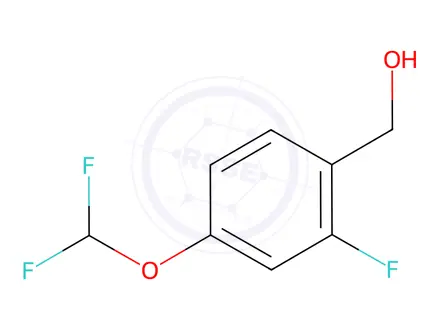 Chemical structure of (4-(Difluoromethoxy)-2-fluorophenyl)methanol
