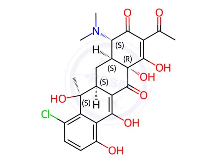 Chemical structure of Tetracycline Impurity 13