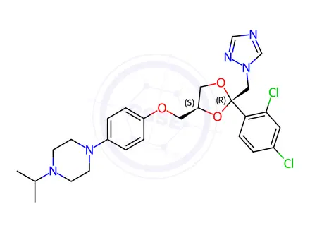 Chemical structure of Terconazole