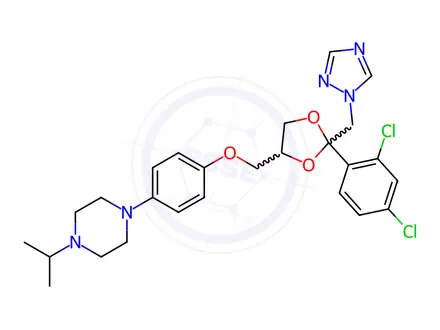 Chemical structure of Terconazole Impurity 1(Terconazole EP Impurity A)