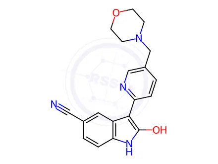 Chemical structure of AZD1080
