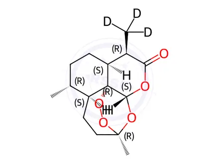 Chemical structure of Artemisinin-d3