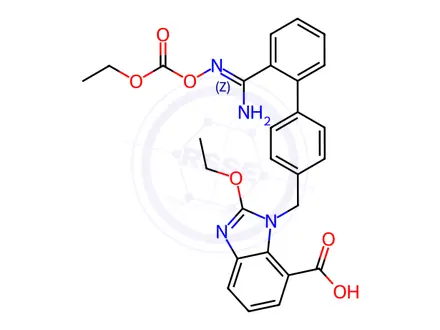 Chemical structure of Azilsartan Impurity 84