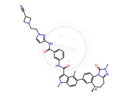 Chemical structure of Eluxadoline Methyl ester Dihydrochloride