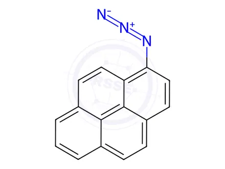 Chemical structure of azidopyrene