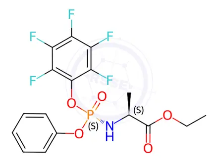 Chemical structure of Sofosbuvir Impurity 84