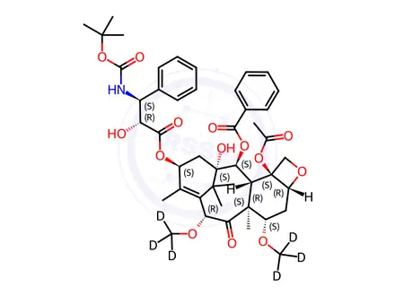Chemical structure of Cabazitaxel-D6