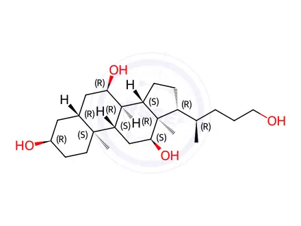Chemical structure of Allocholic Acid Impurity 10 (Petromyzonol)