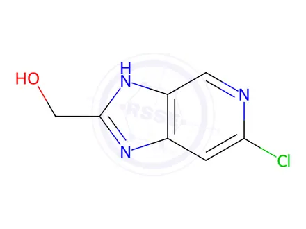 Chemical structure of (6-chloro-3H-imidazo[4,5-c]pyridin-2-yl)methanol