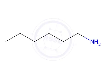 Chemical structure of Hexylamine