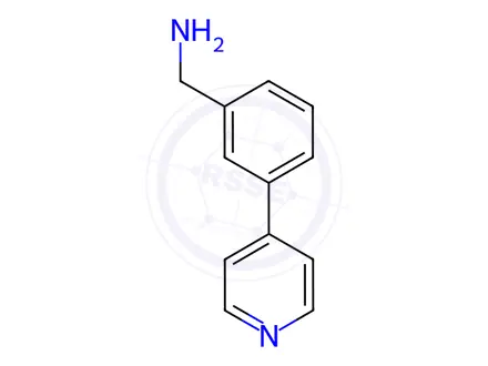 Chemical structure of [3-(pyridin-4-yl)phenyl]methanamine