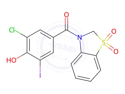 Chemical structure of Dotinurad Impurity 16