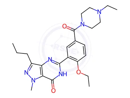 Chemical structure of Carbodenafil