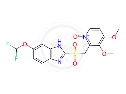 Chemical structure of Pantoprazole impurity 5