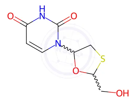 Chemical structure of Lamivudine Uracil