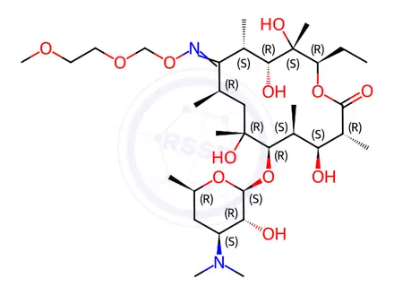 Chemical structure of Roxithromycin EP Impurity B