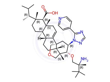 Chemical structure of Ibrexafungerp Monomer
