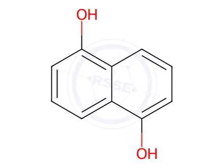 Chemical structure of disodium:naphthalene-1,5-diolate