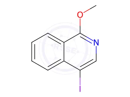 Chemical structure of 4-Iodo-1-methoxyisoquinoline