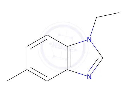 Chemical structure of Benzimidazole, 1-ethyl-5-methyl-(8CI)