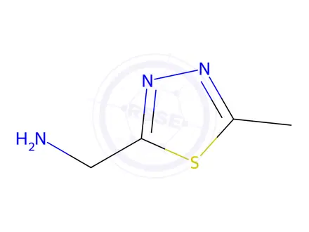 Chemical structure of (5-methyl-1,3,4-thiadiazol-2-yl)methanamine