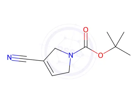 Chemical structure of TERT-BUTYL 3-CYANO-2,5-DIHYDROPYRROLE-1-CARBOXYLATE