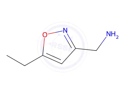 Chemical structure of (5-Ethylisoxazol-3-yl)methanamine