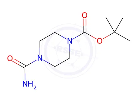 Chemical structure of tert-Butyl 4-carbamoylpiperazine-1-carboxylate