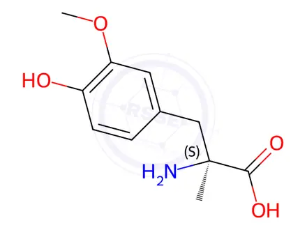 Chemical structure of Methyldopa EP Impurity A