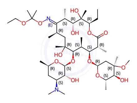 Chemical structure of Clarithromycin Impurity 40