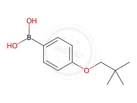 Chemical structure of (4-(Neopentyloxy)phenyl)boronic acid