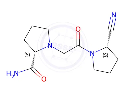 Chemical structure of Vildagliptin Impurity 95
