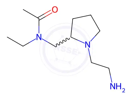Chemical structure of N-((1-(2-Aminoethyl)pyrrolidin-2-yl)methyl)-N-ethylacetamide