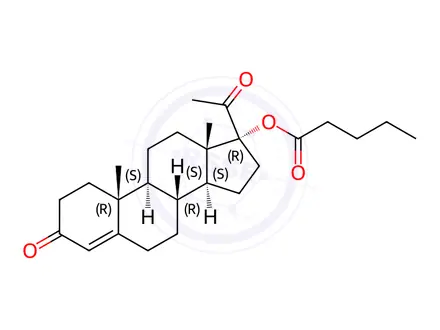 Chemical structure of Progesterone Impurity 52