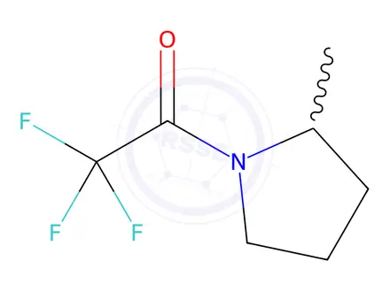 Chemical structure of Pyrrolidine, 2-methyl-1-(trifluoroacetyl)-(8CI)