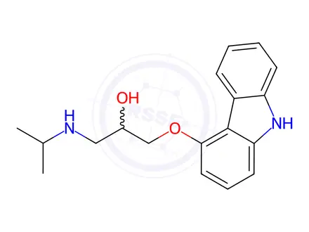 Chemical structure of Carazolol