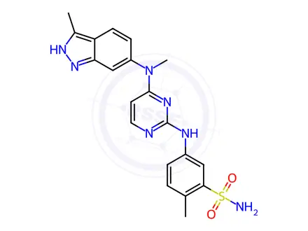 Chemical structure of Pazopanib Impurity 52
