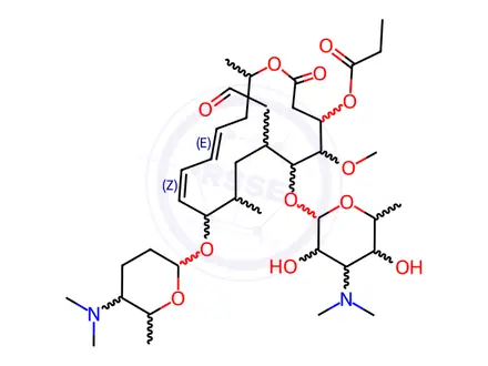 Chemical structure of Spiramycin Impurity 8 (Spiramycin EP Impurity H)(Neospiramycin III)